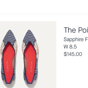 Rothy’s The Point. Sapphire Floral